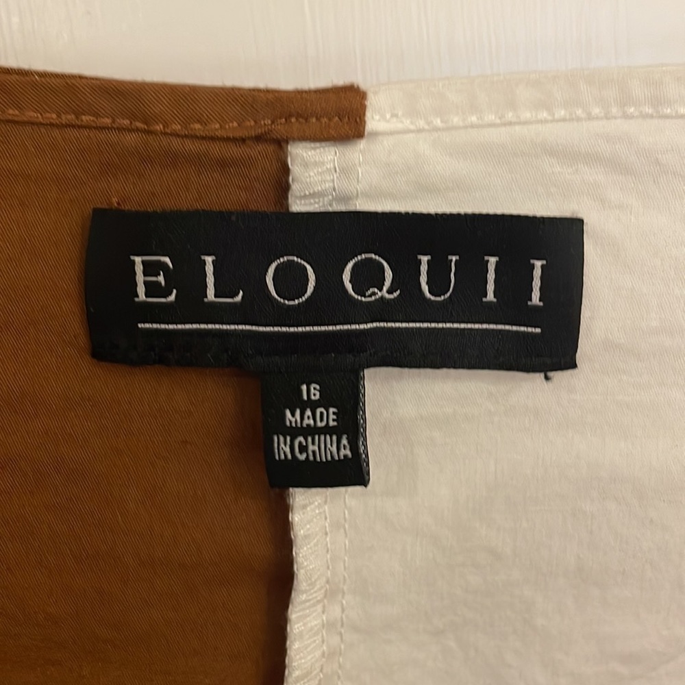 Colorblock Eloquii blouse 16 - Picture 5 of 5